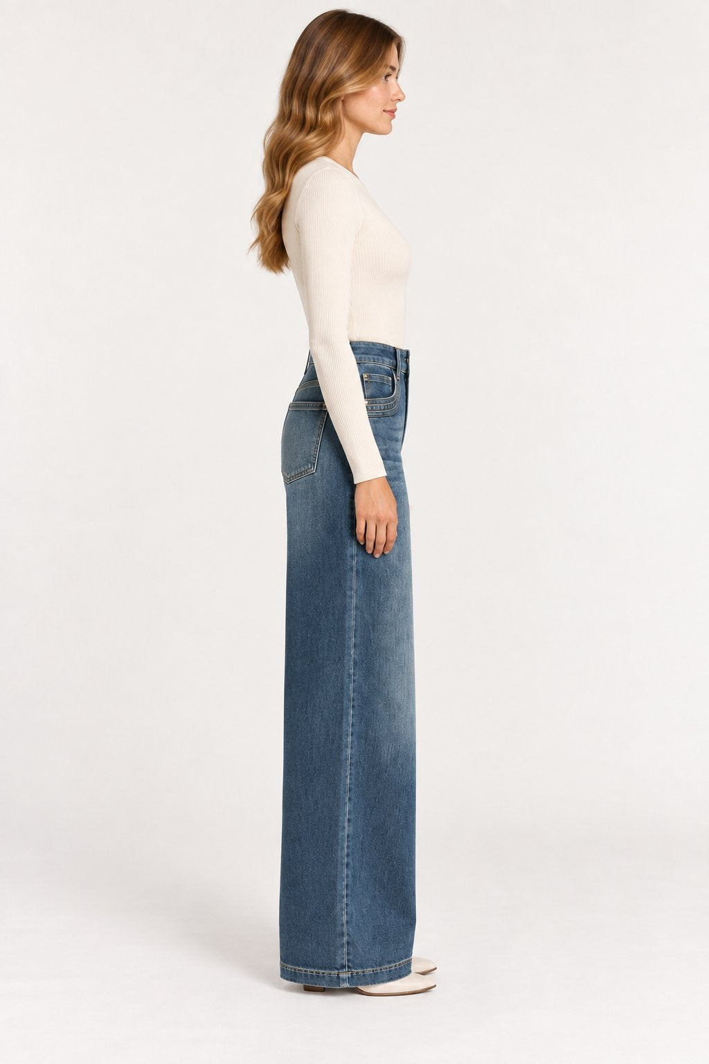 Jeans Palazzo Blu Vintage Goa Goa