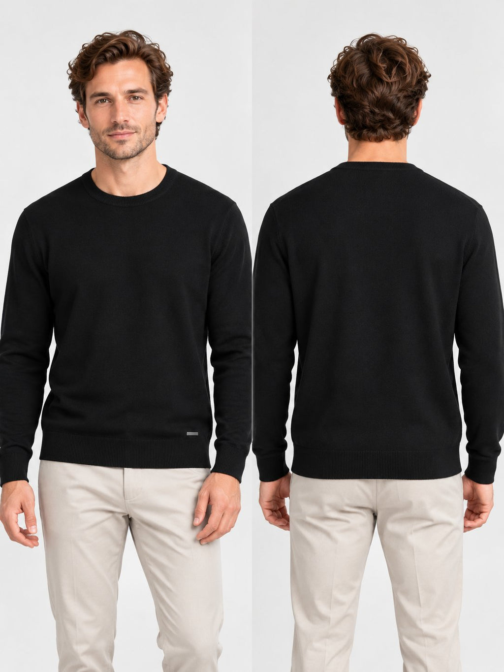 Maglioncino Girocollo Uomo Essential
