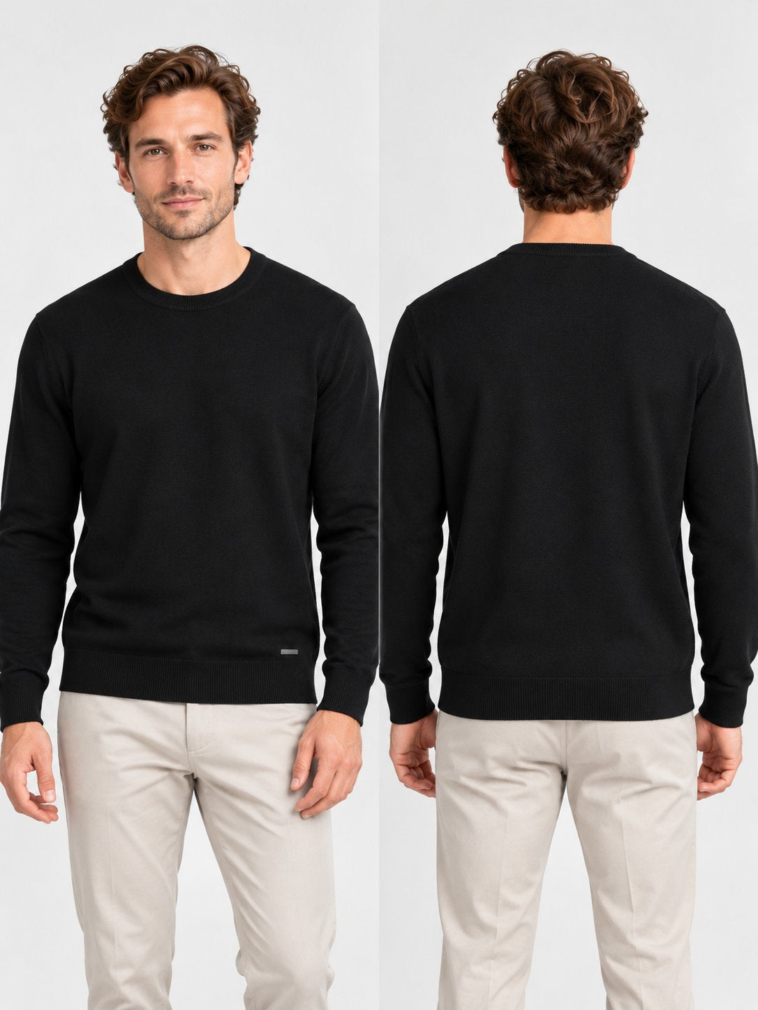 Maglioncino Girocollo Uomo Essential