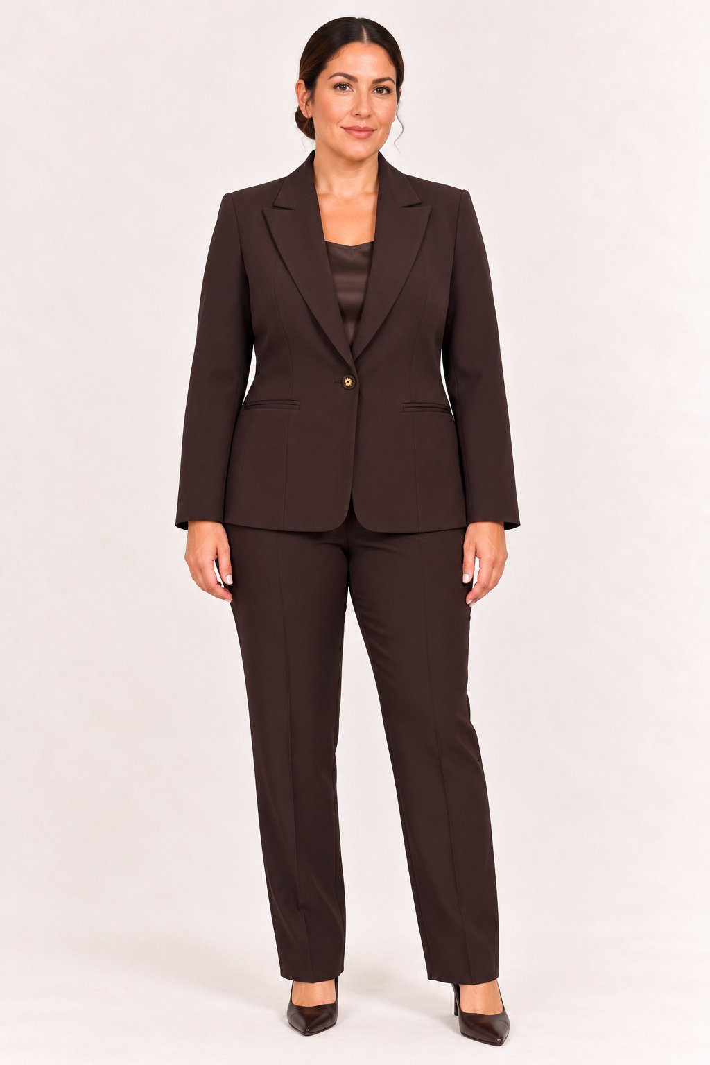 Blazer monopetto con bottone gioiello Rinascimento Curvy