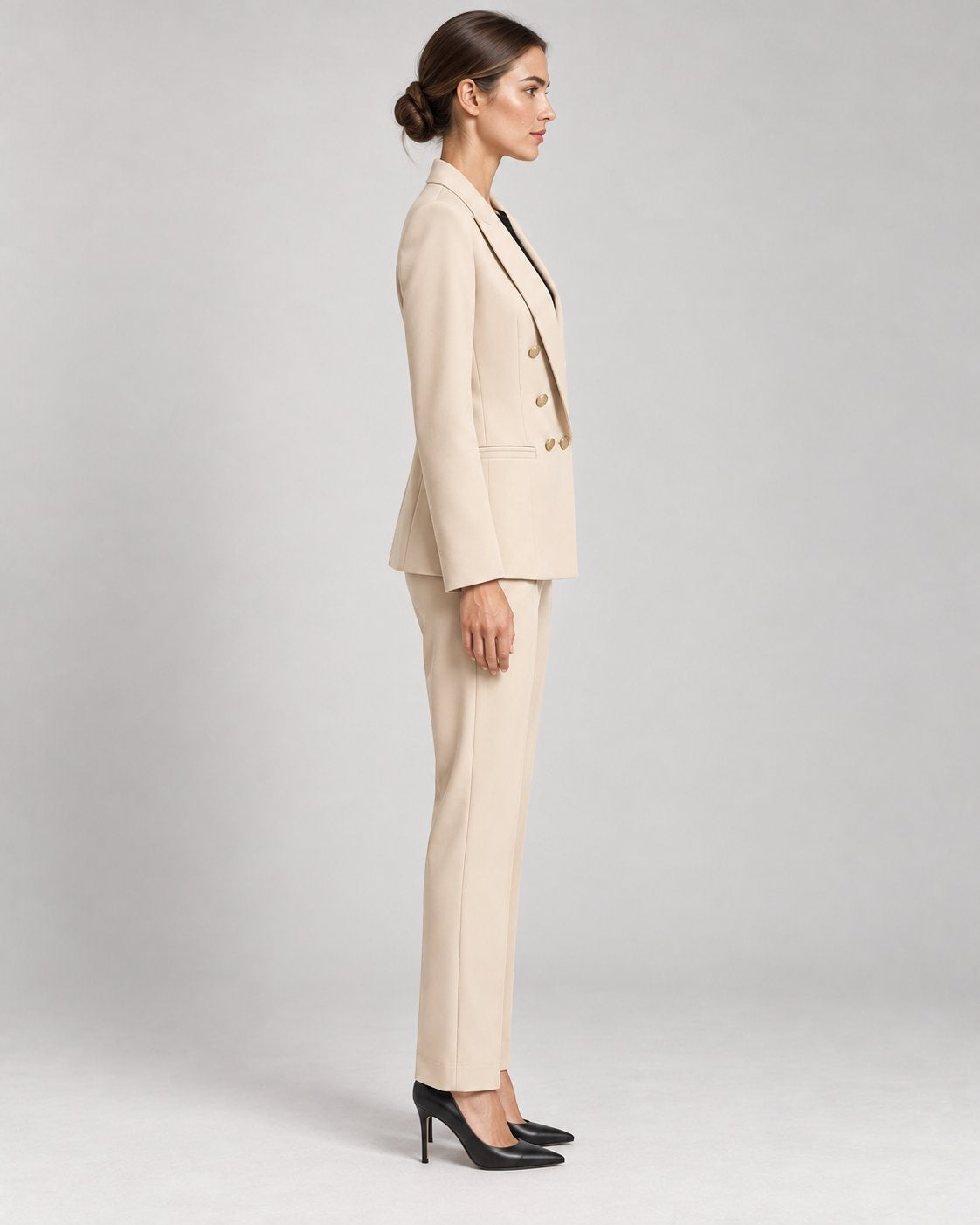 Pantalone Dritto Avorio