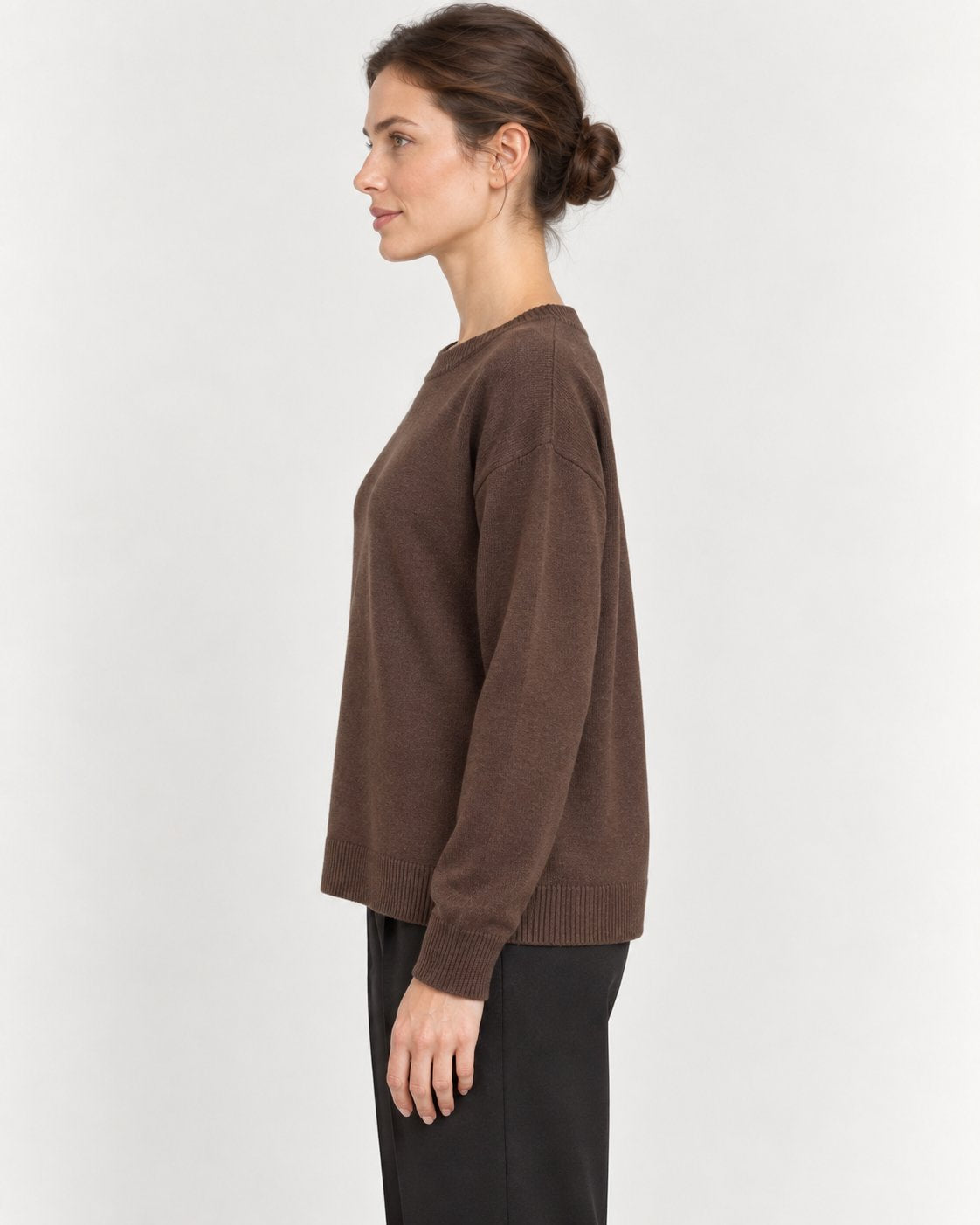 Maglia Girocollo in Filato Fine