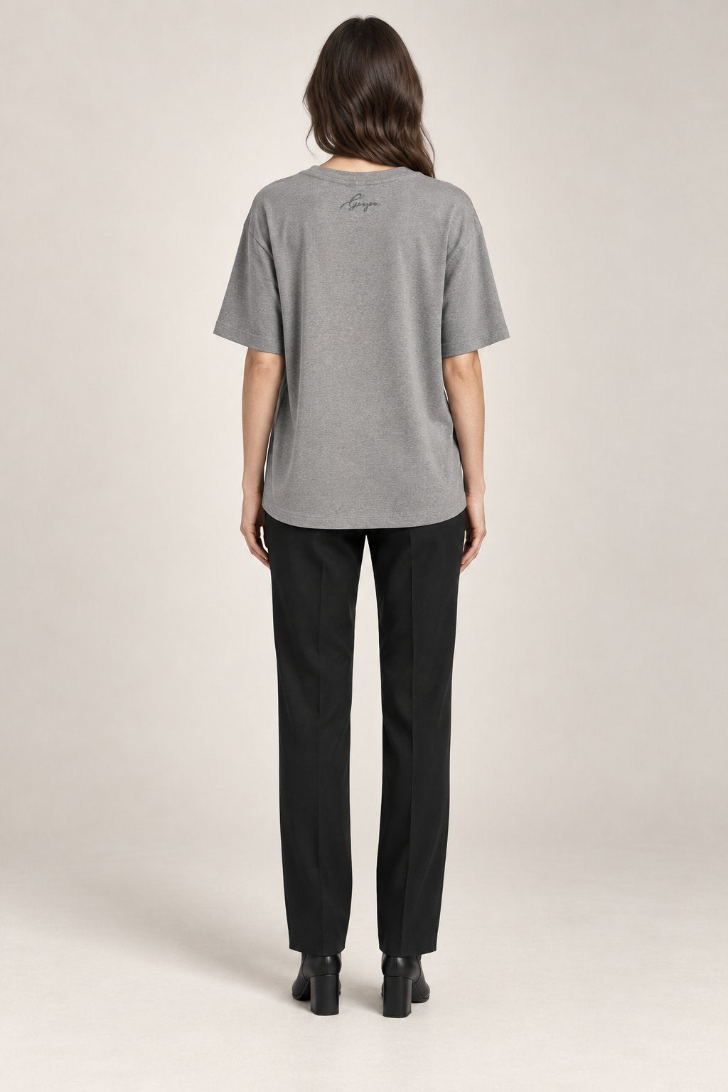 T-shirt Rockstar grigio mélange