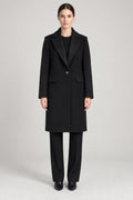Cappotto Sartoriale Nero Monopetto