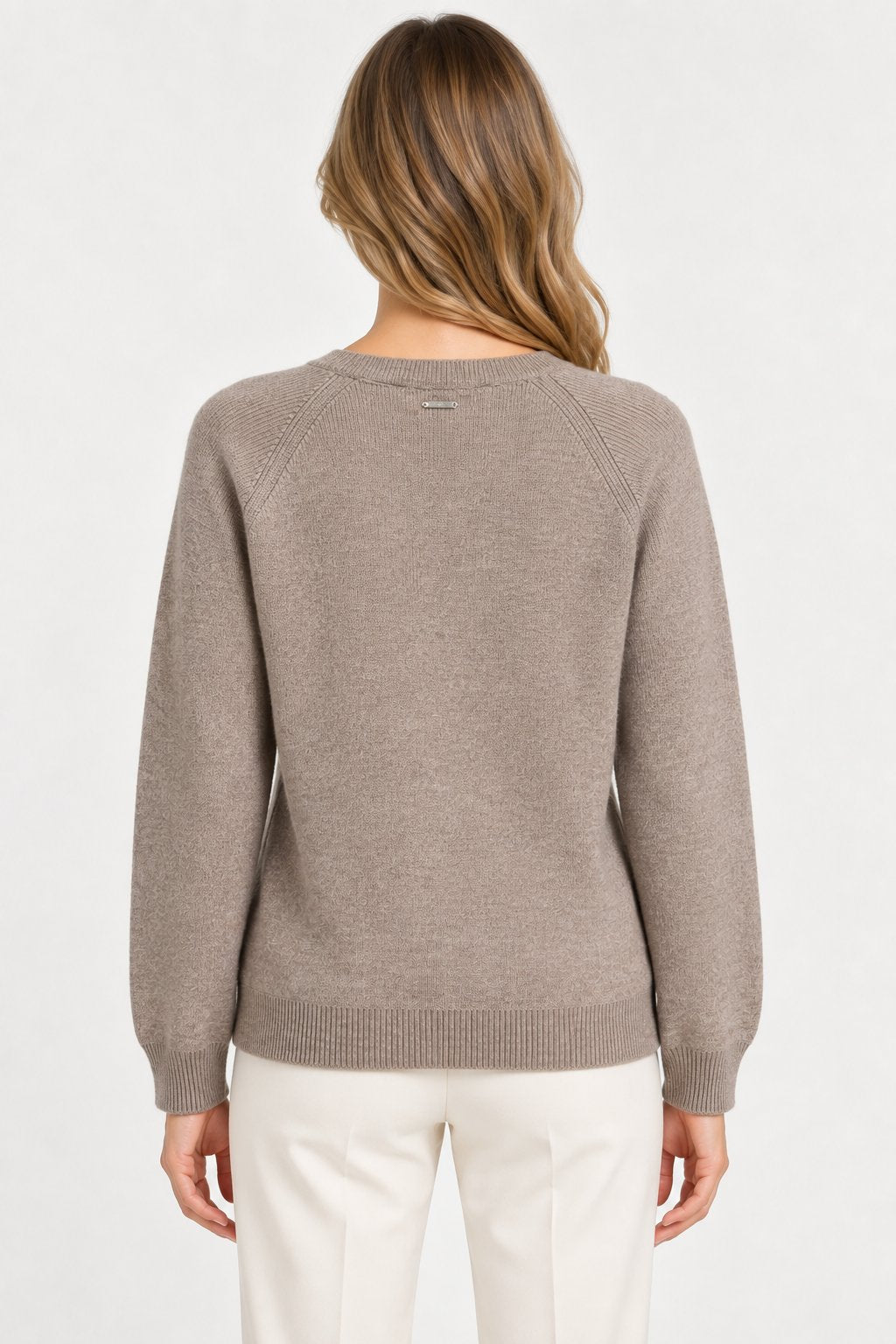 Maglia Tortora con Scollo Gioiello Goa Goa