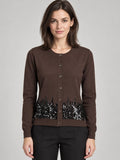 Cardigan con Paillettes Sfumate