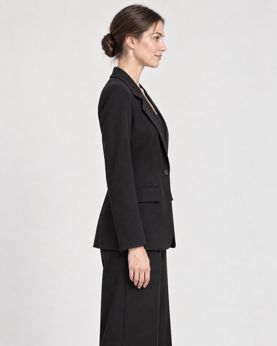 Blazer Sartoriale Monopetto Nero