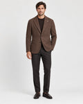 Blazer Uomo Texture Marrone