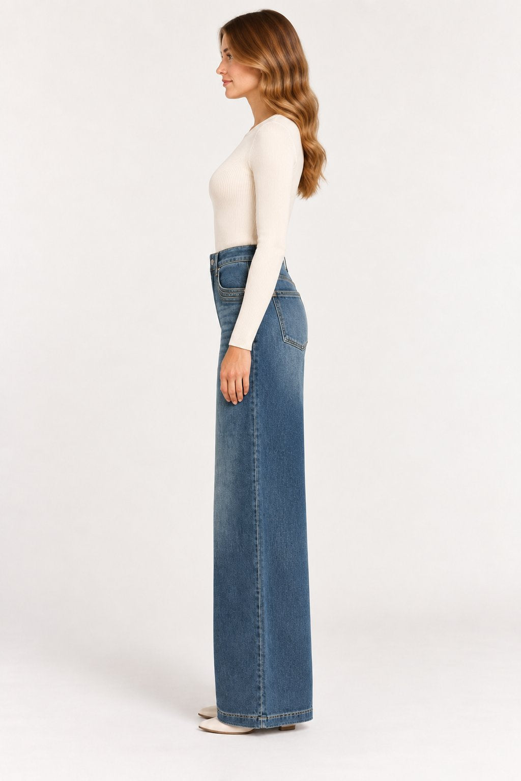 Jeans Palazzo Blu Vintage Goa Goa