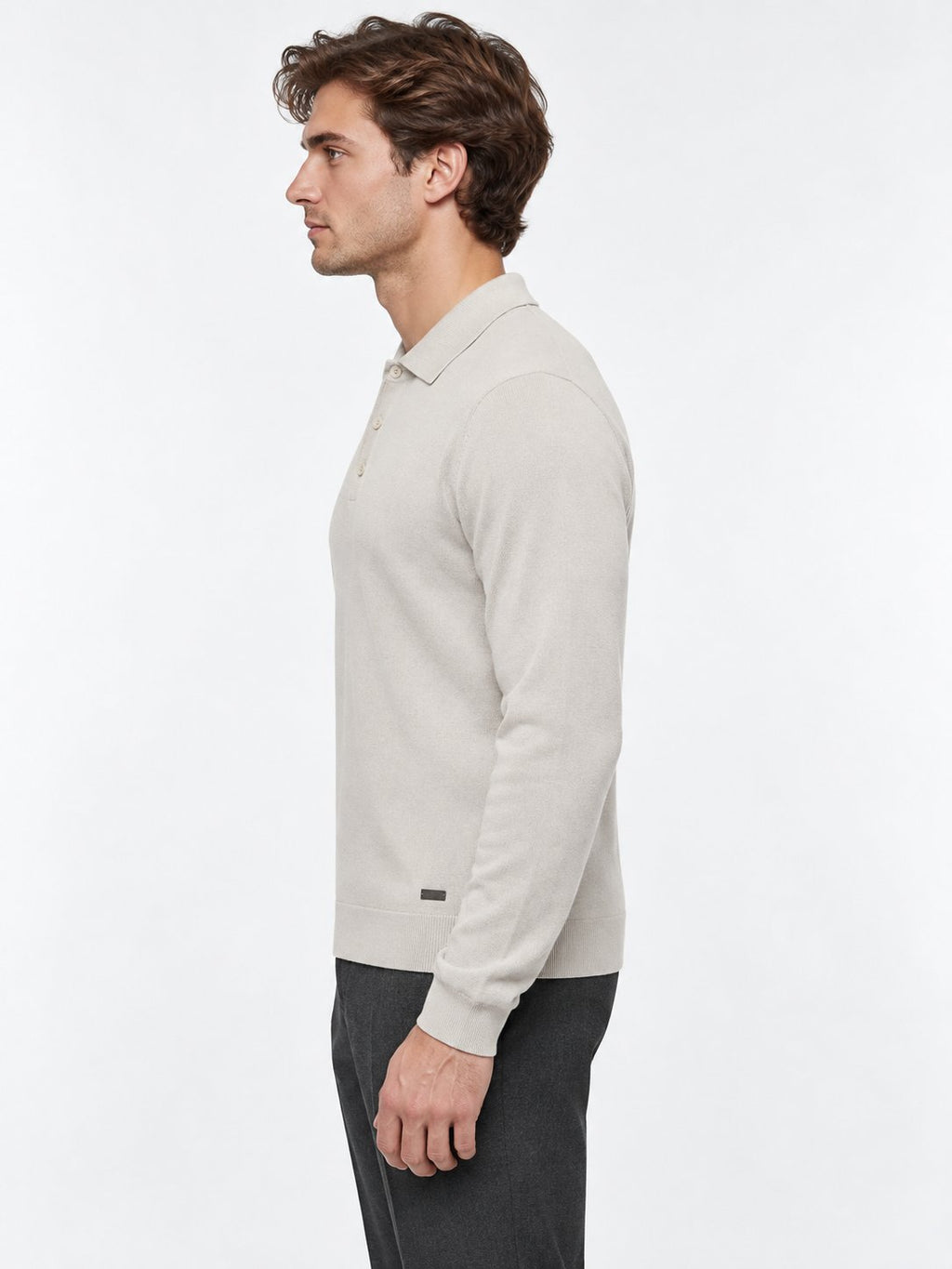 Polo Uomo in Maglia Fine