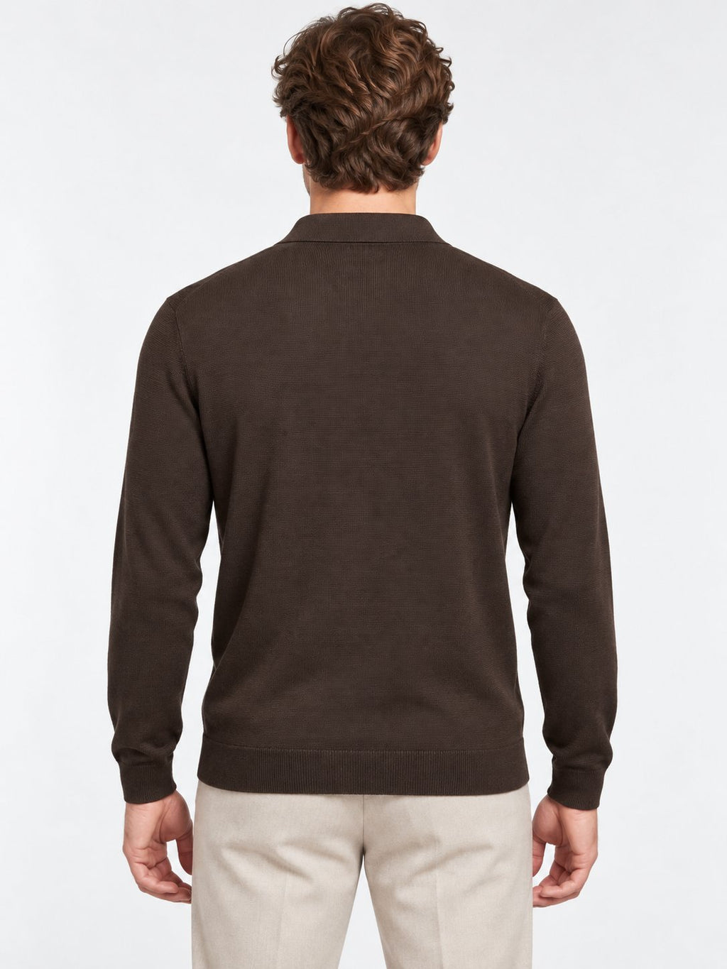 Polo Uomo in Maglia Fine