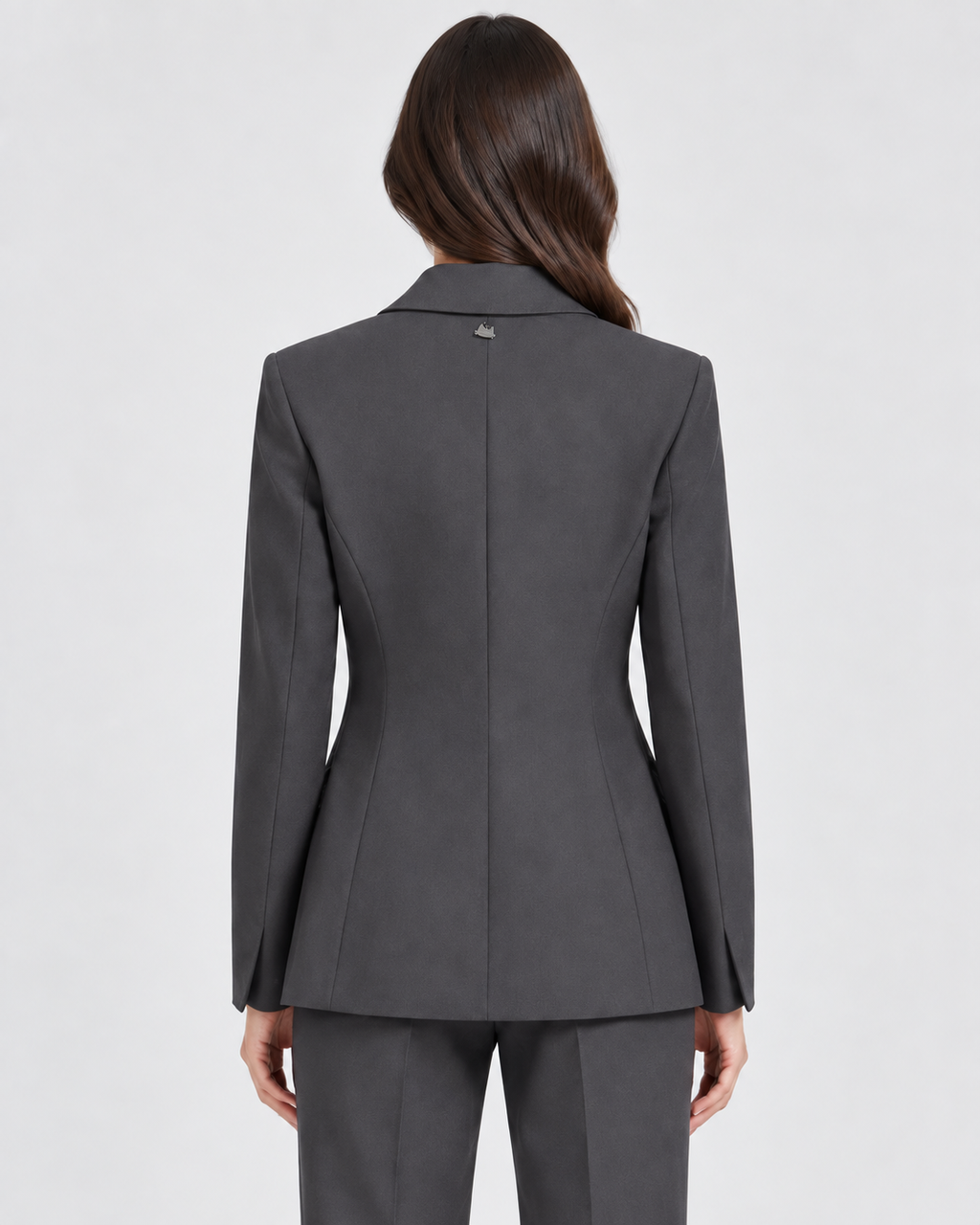 Tailleur Grigio Antracite Doppiopetto