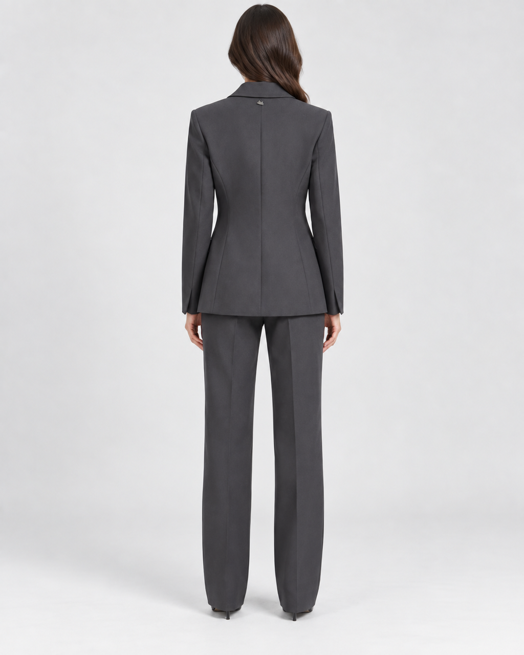 Tailleur Grigio Antracite Doppiopetto