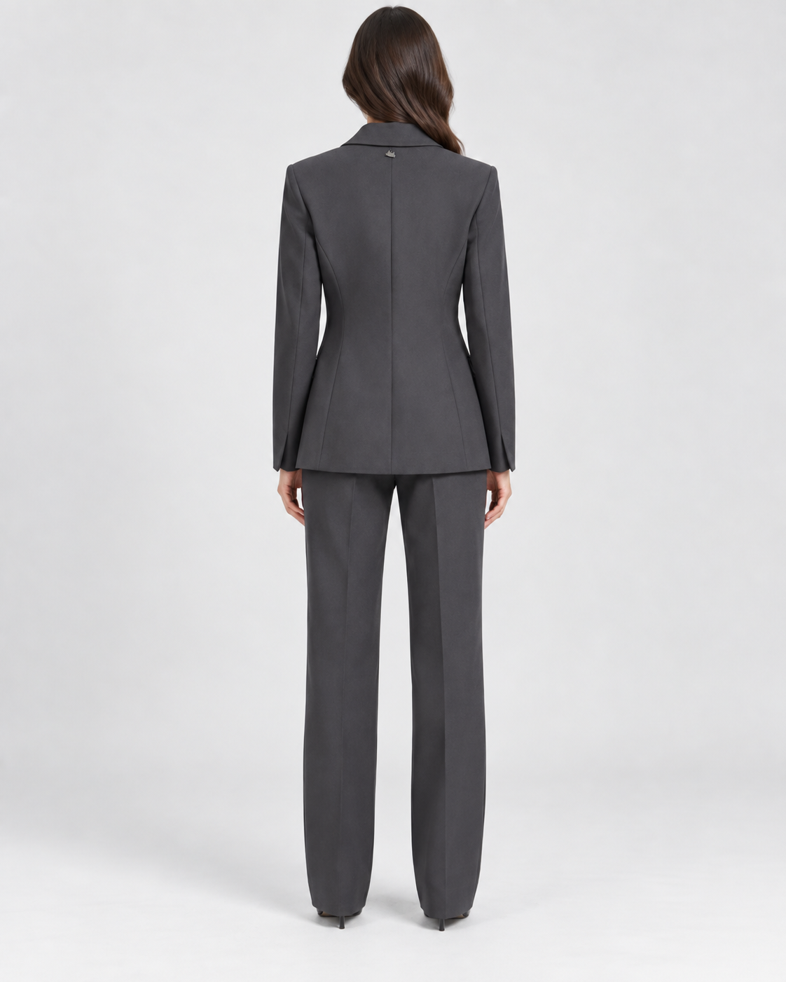 Tailleur Grigio Antracite Doppiopetto