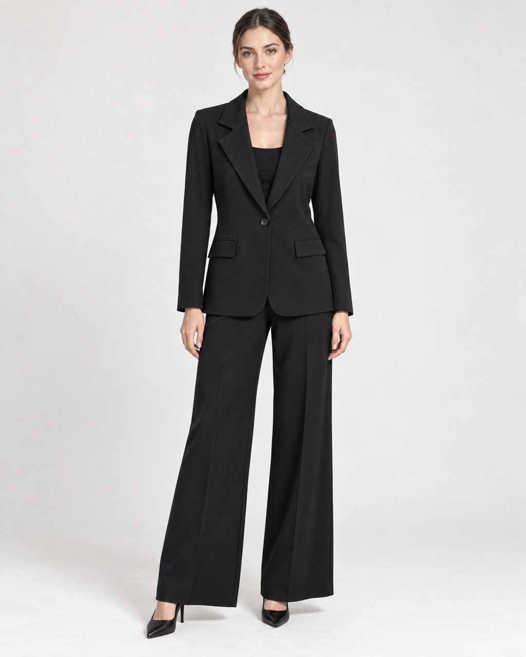 Tailleur Nero in Punto Milano