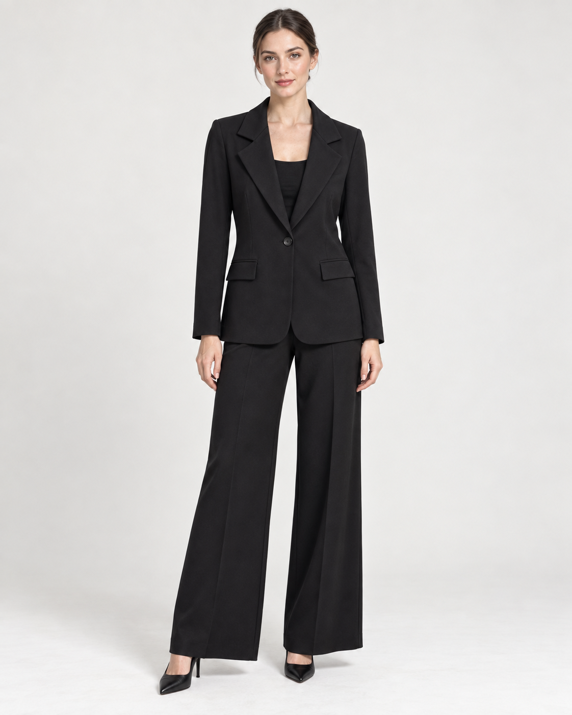 Tailleur Nero in Punto Milano