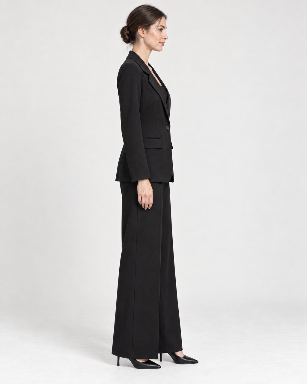 Tailleur Nero in Punto Milano