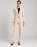 Tailleur Avorio con Blazer Doppiopetto
