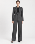 Tailleur Antracite con Blazer Monopetto