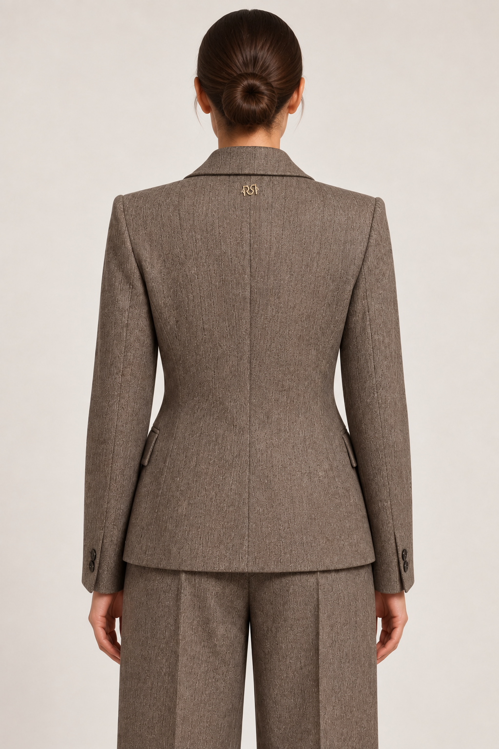 Tailleur Marrone Tortora Rinascimento
