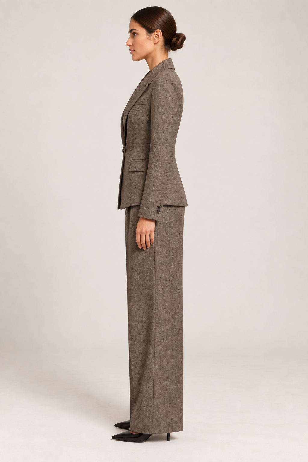 Tailleur Marrone Tortora Rinascimento