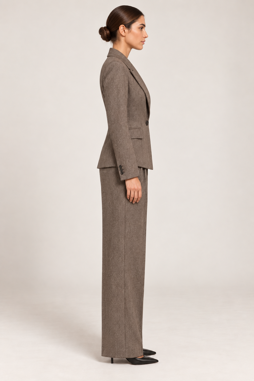 Tailleur Marrone Tortora Rinascimento