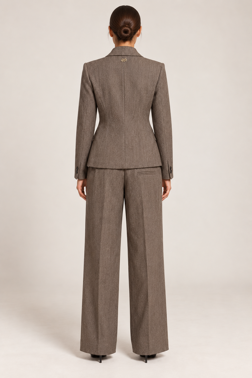 Tailleur Marrone Tortora Rinascimento