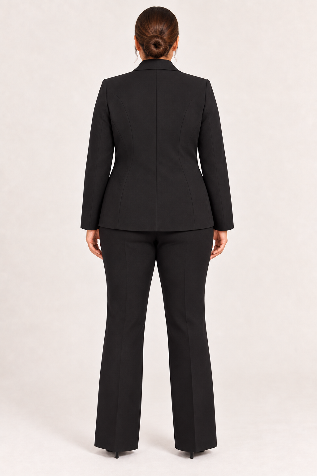 Tailleur Nero Doppiopetto Crêpe Rinascimento Curvy