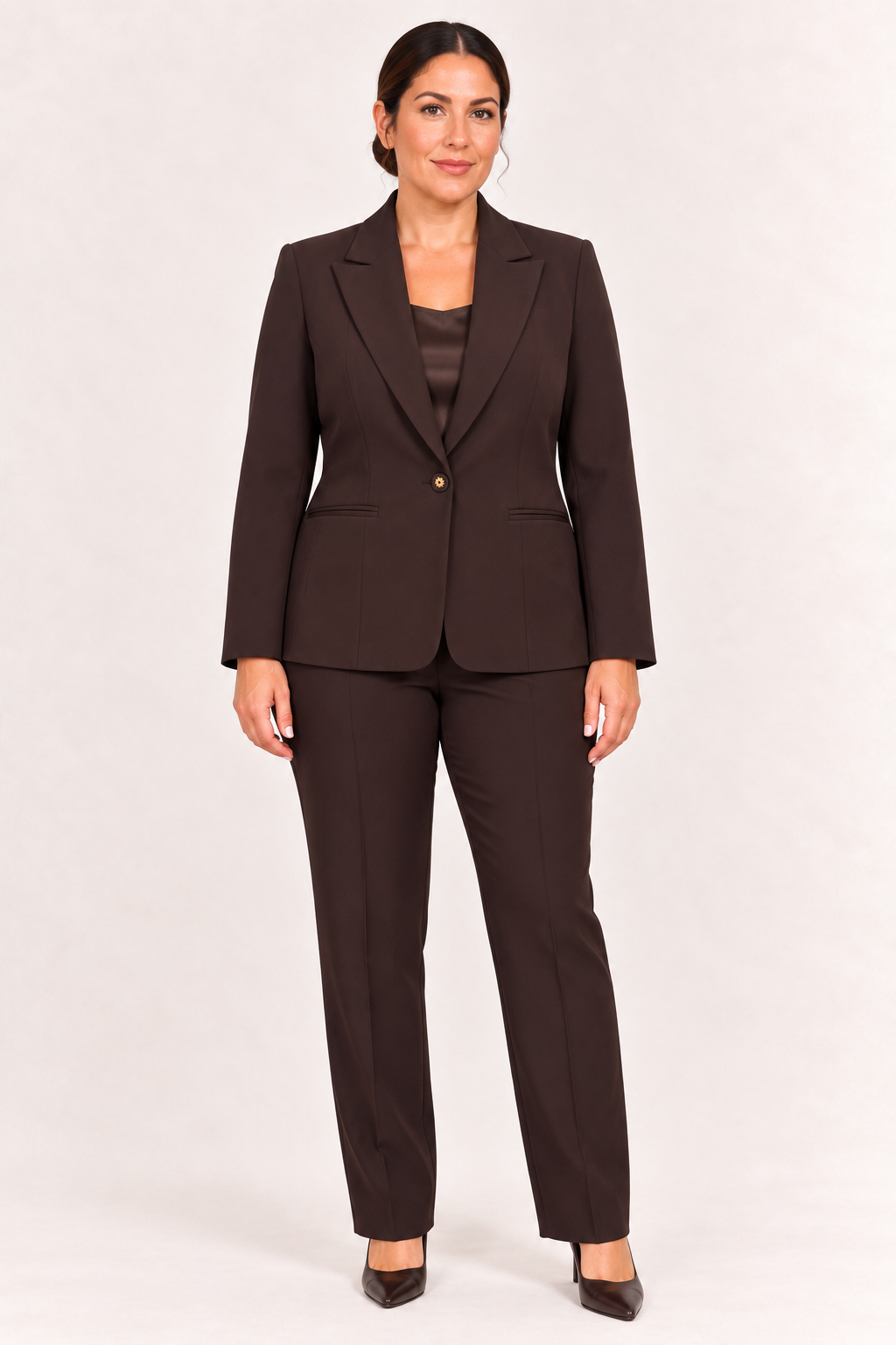 Tailleur Marrone Cioccolato Rinascimento Curvy