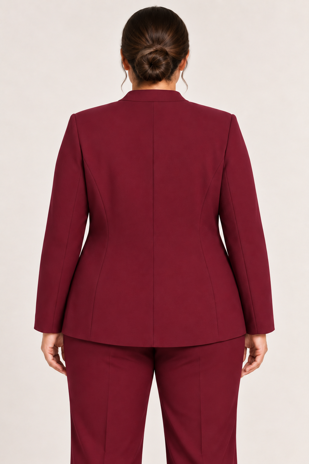 Tailleur Bordeaux Monopetto Rinascimento Curvy
