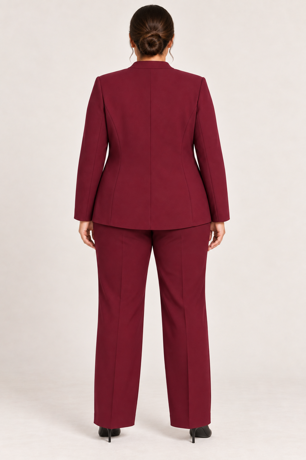 Tailleur Bordeaux Monopetto Rinascimento Curvy