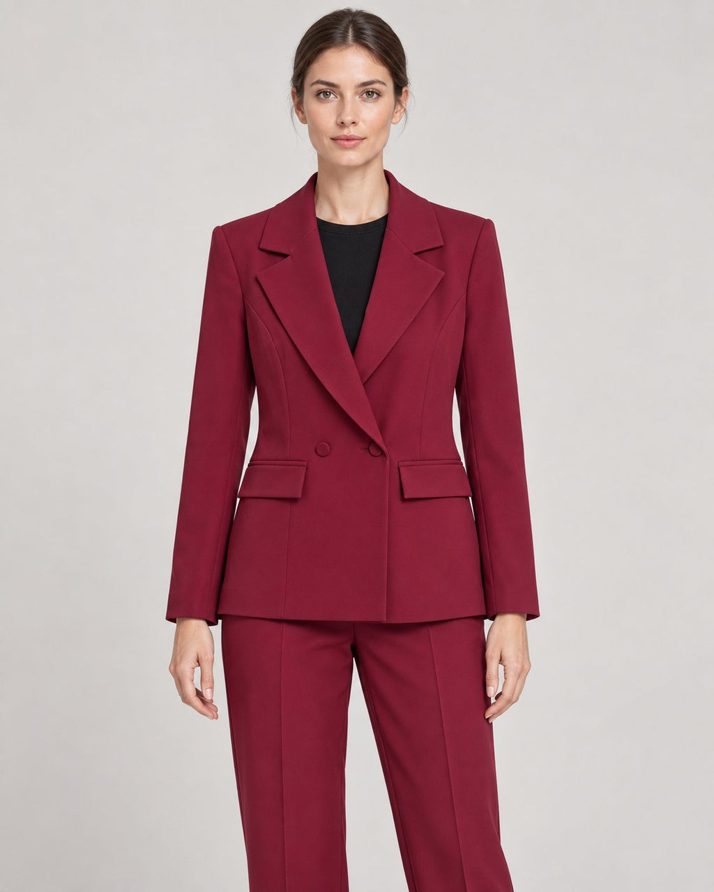 Blazer Doppiopetto Amaranto