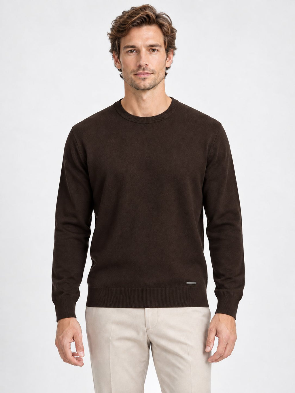 Maglioncino Girocollo Uomo Essential