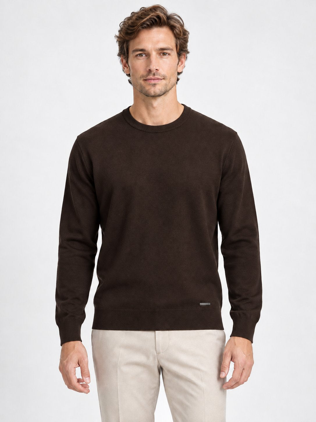 Maglioncino Girocollo Uomo Essential