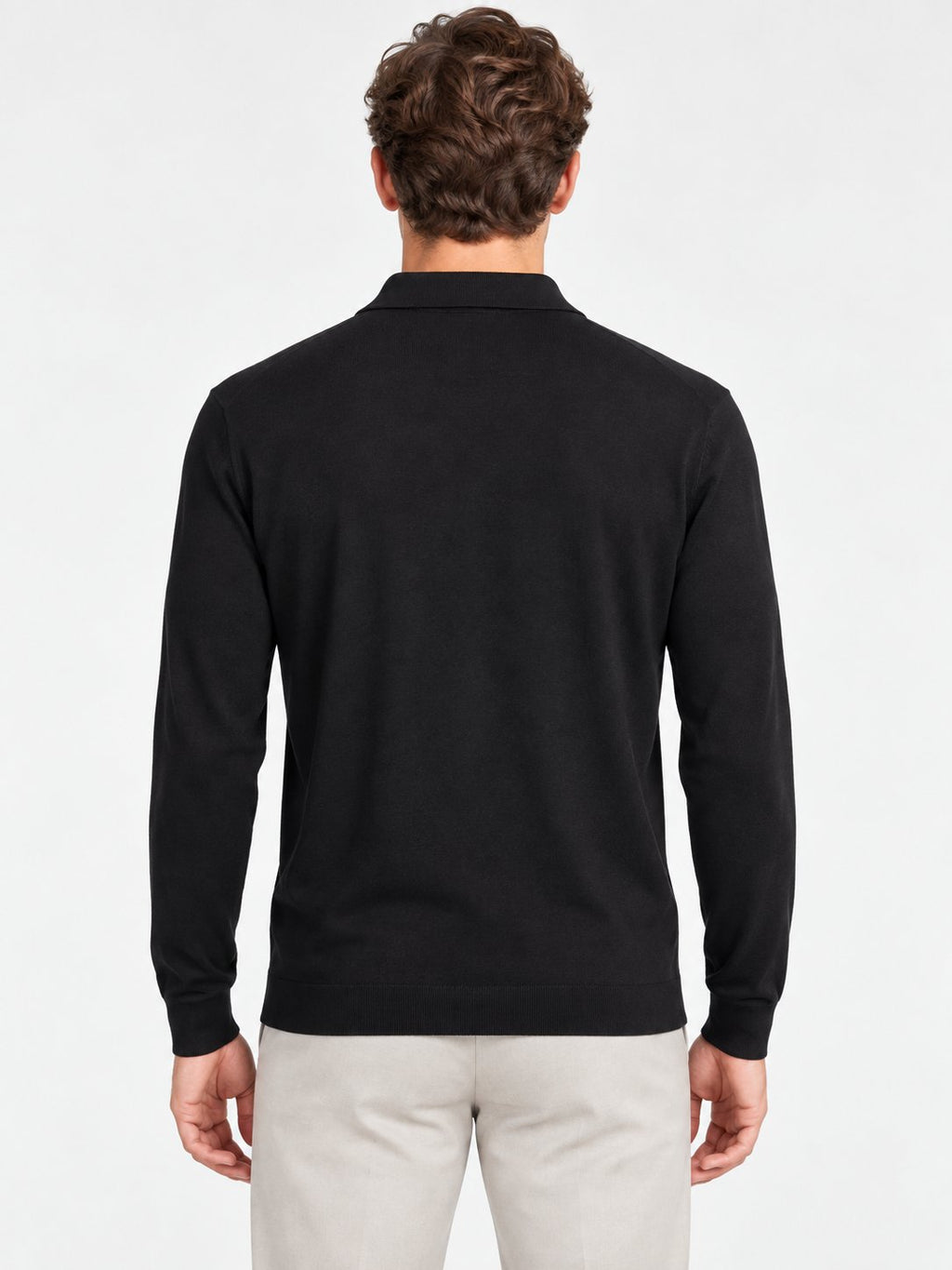 Polo Uomo in Maglia Fine