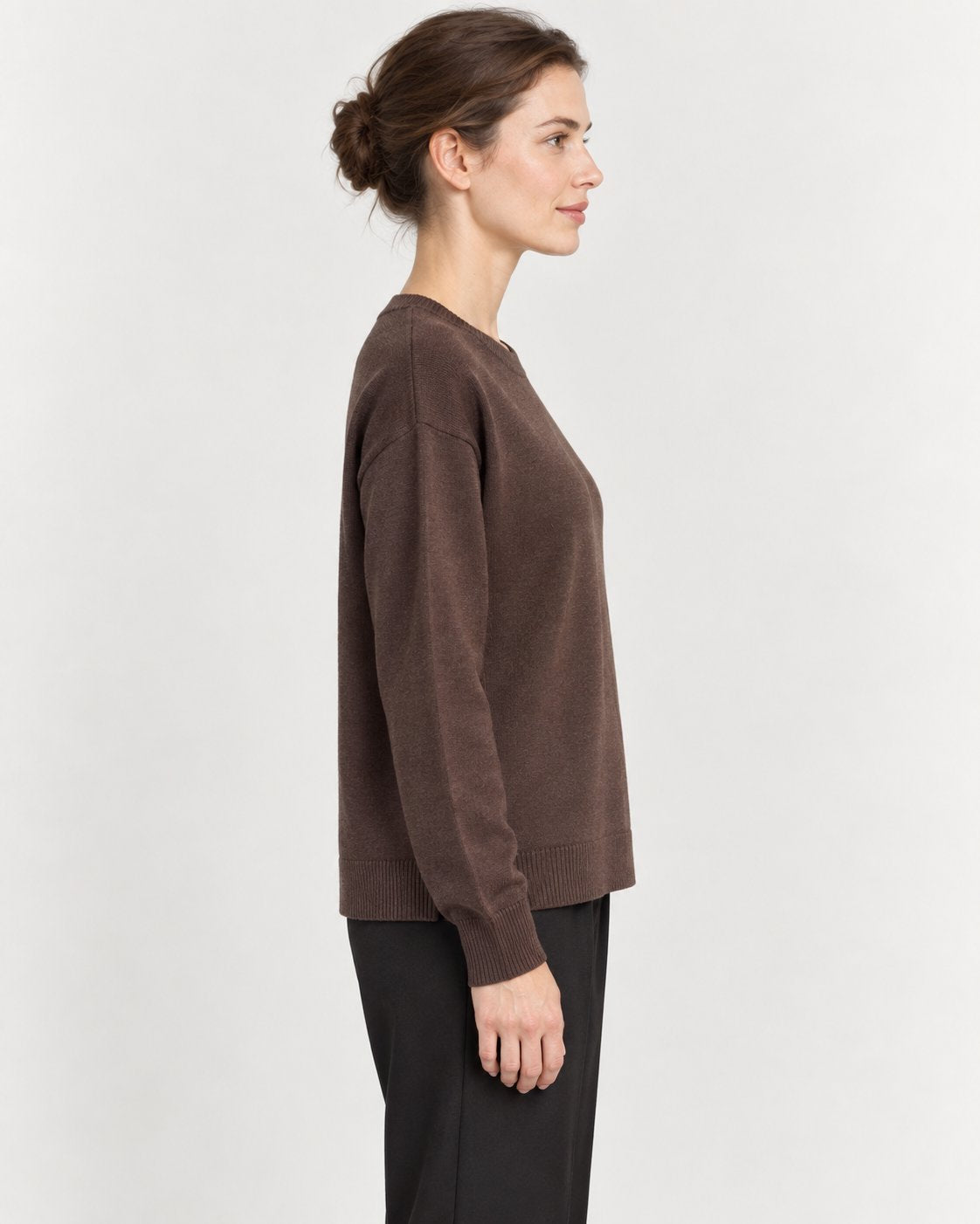Maglia Girocollo in Filato Fine