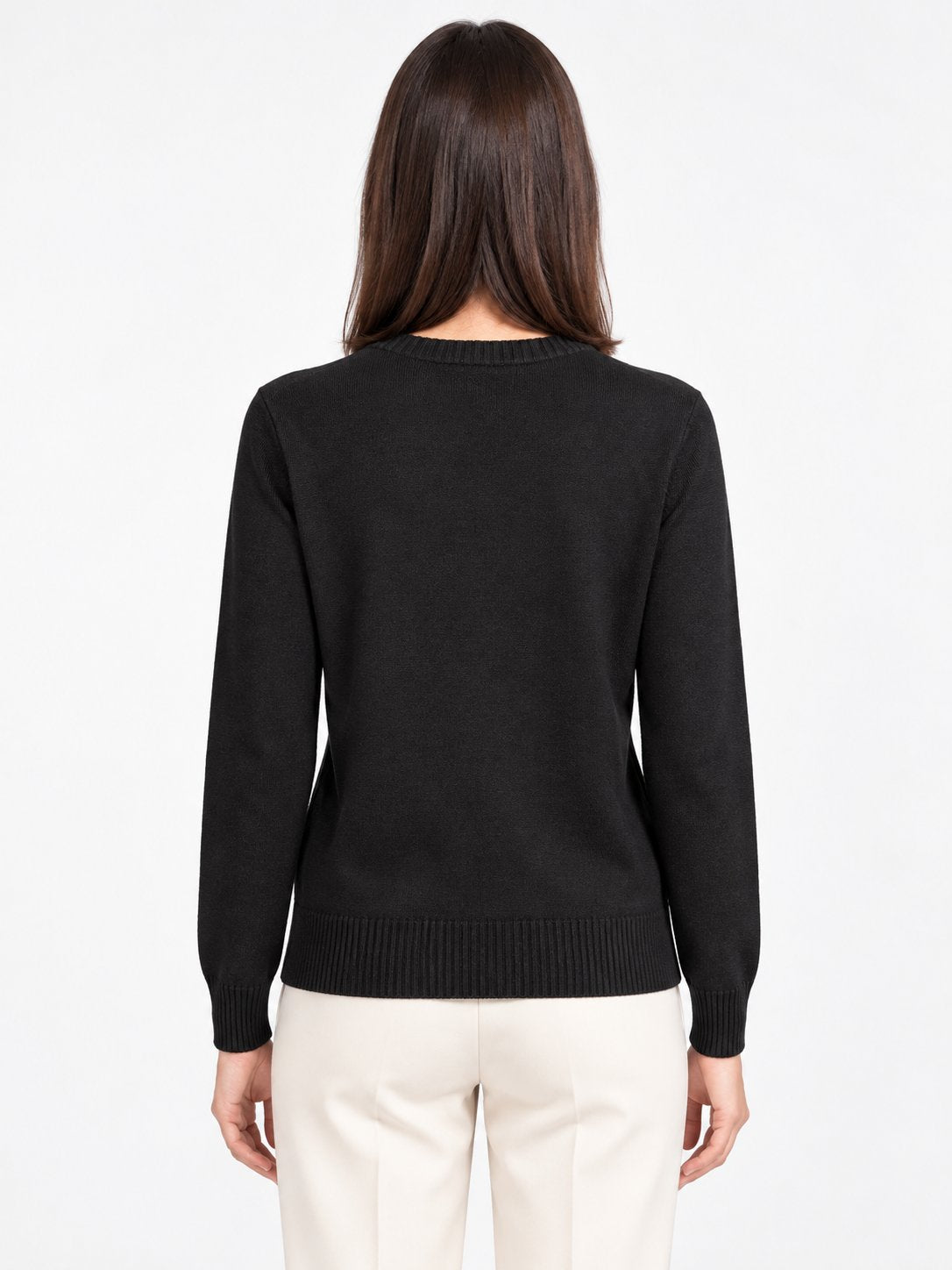 Maglione Girocollo Cristalli Dégradé