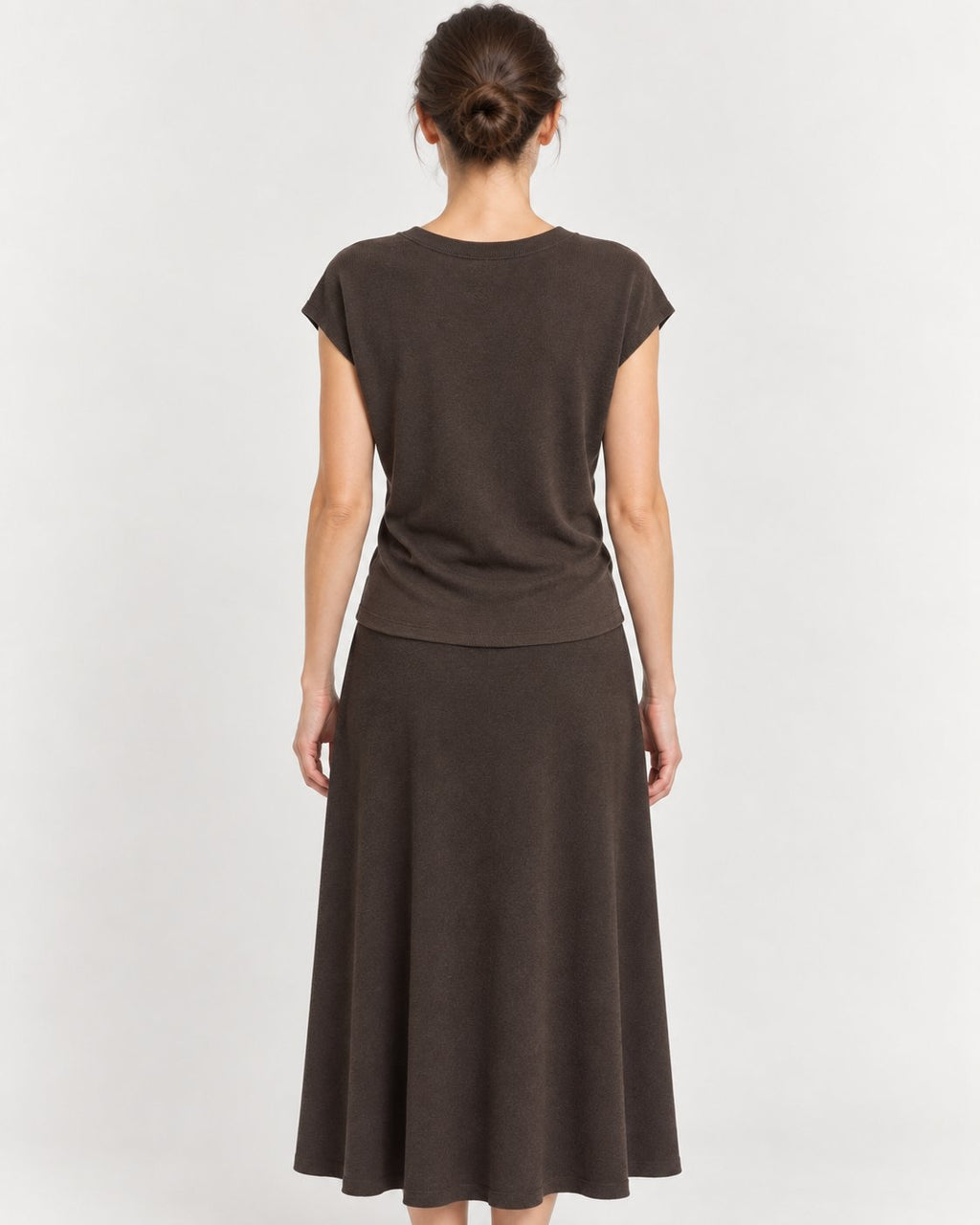 Maglia Sottogiacca in Filato Marrone