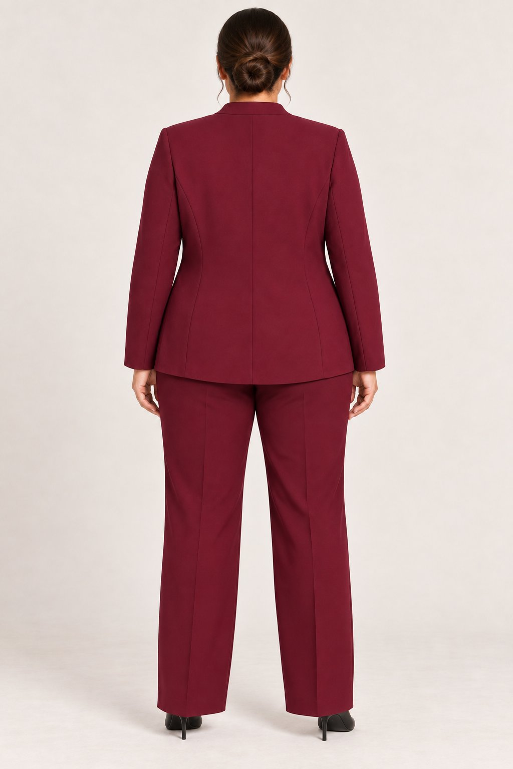 Blazer monopetto sagomato bordeaux Rinascimento Curvy