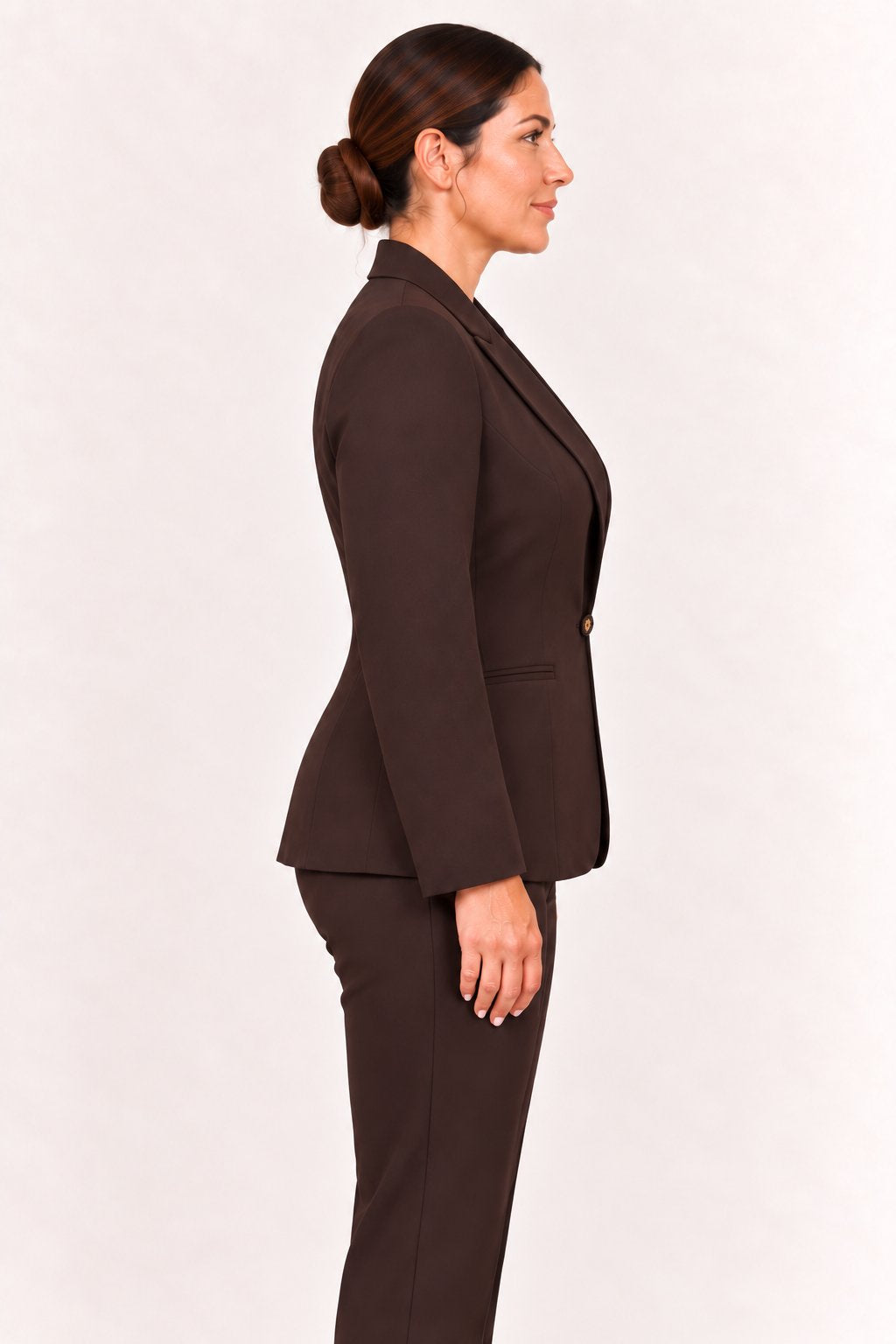 Blazer monopetto con bottone gioiello Rinascimento Curvy
