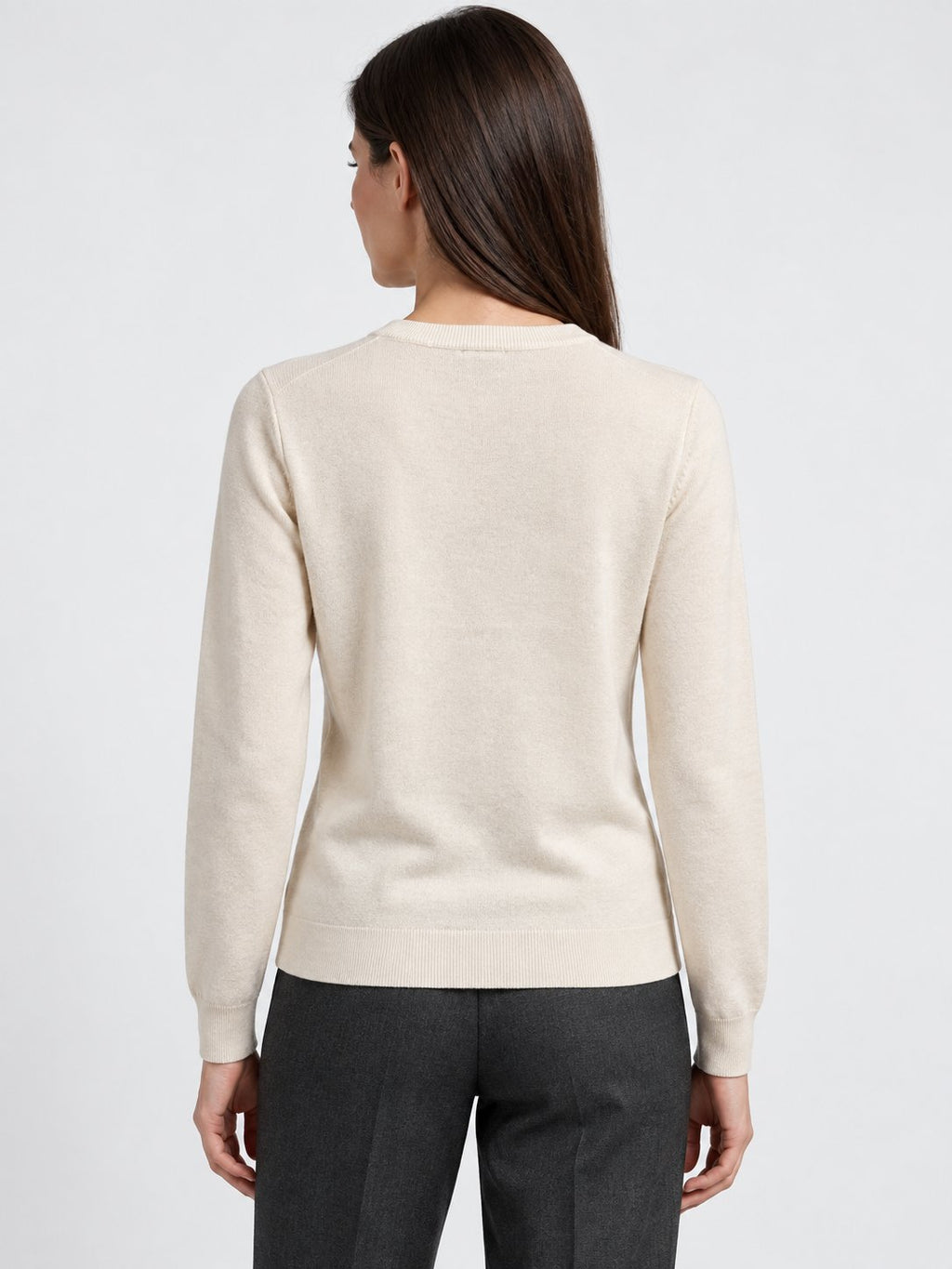 Cardigan Girocollo con Bottoni Gioiello