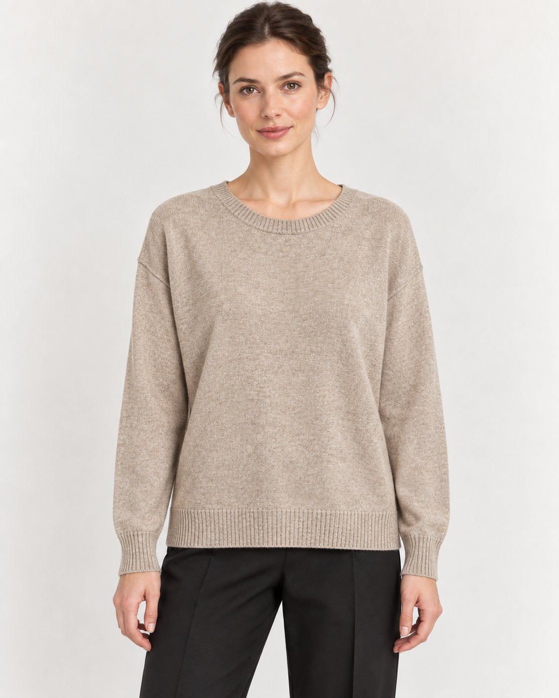 Maglia Girocollo in Filato Fine