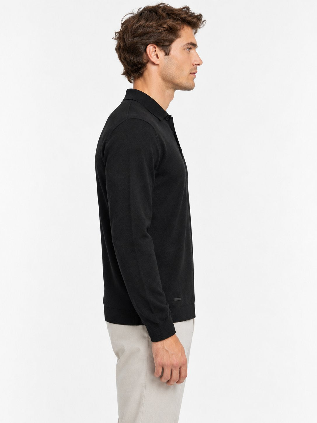 Polo Uomo in Maglia Fine