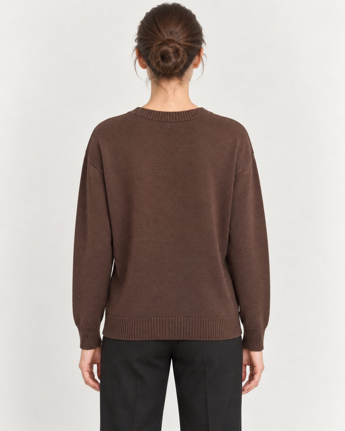 Maglia Girocollo in Filato Fine
