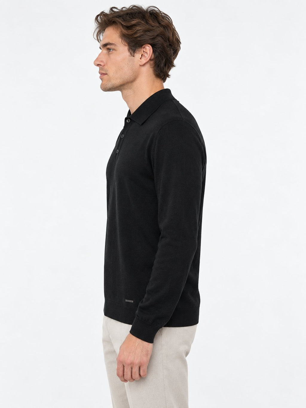 Polo Uomo in Maglia Fine