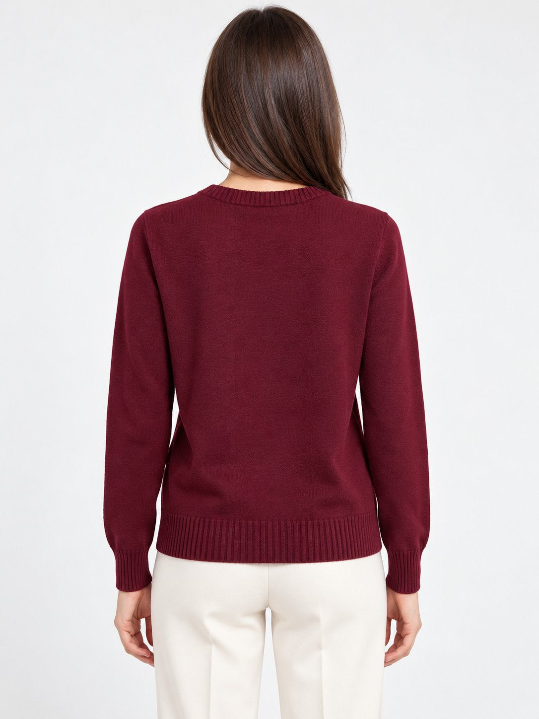 Maglione Girocollo Cristalli Dégradé