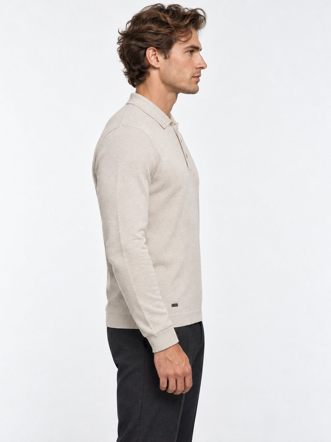 Polo Uomo in Maglia Fine