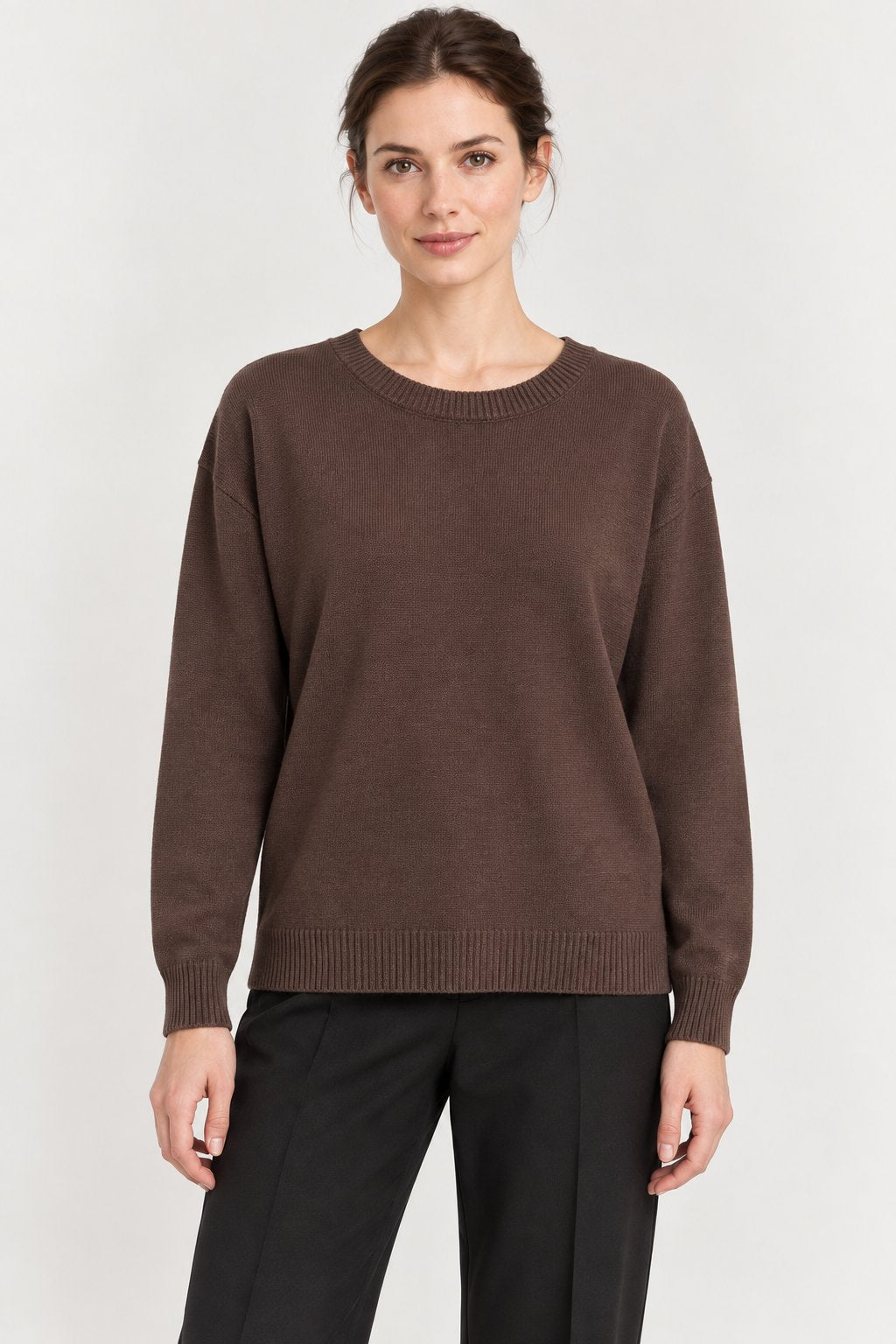 Maglia Girocollo in Filato Fine