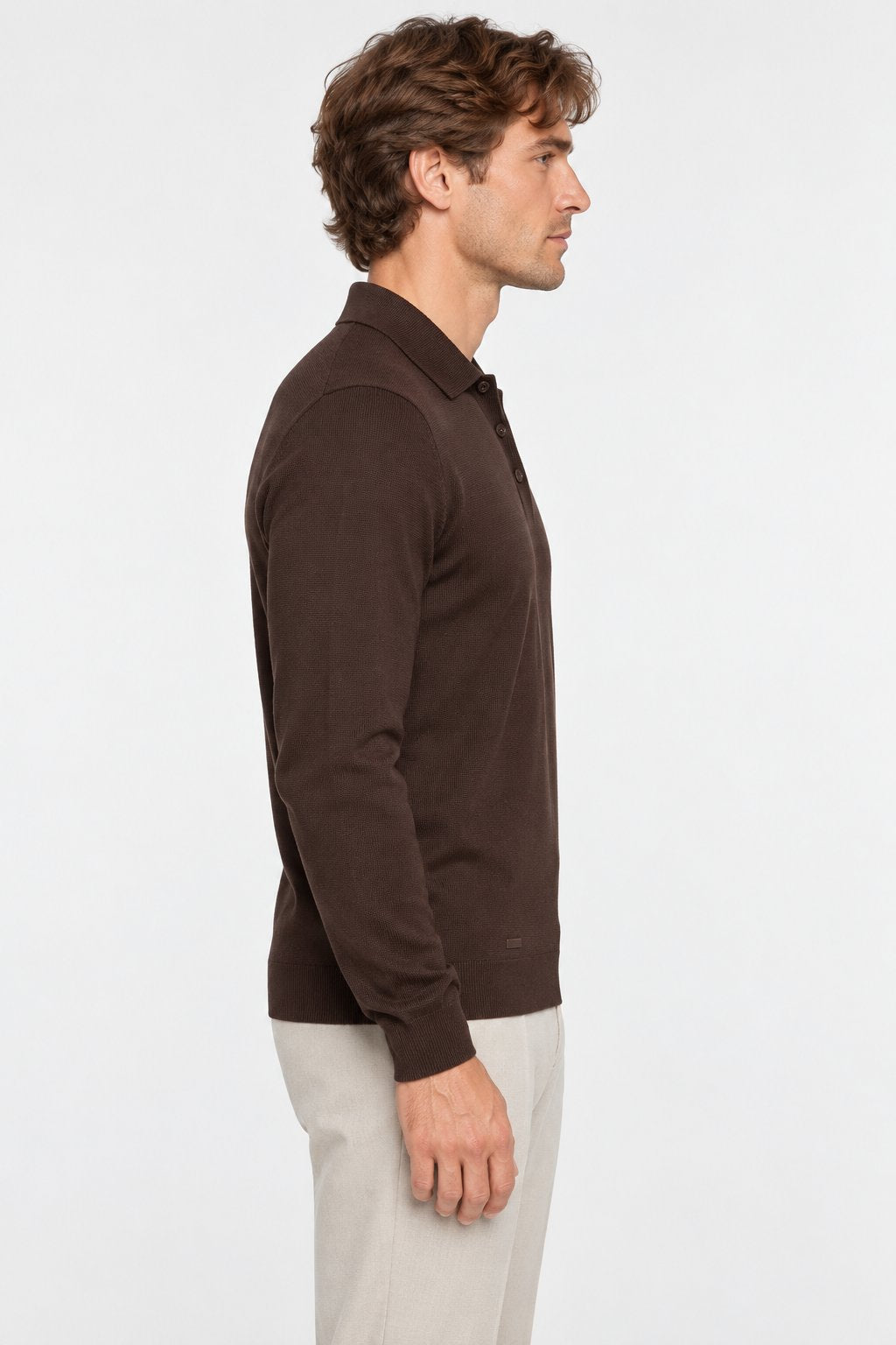 Polo Uomo in Maglia Fine