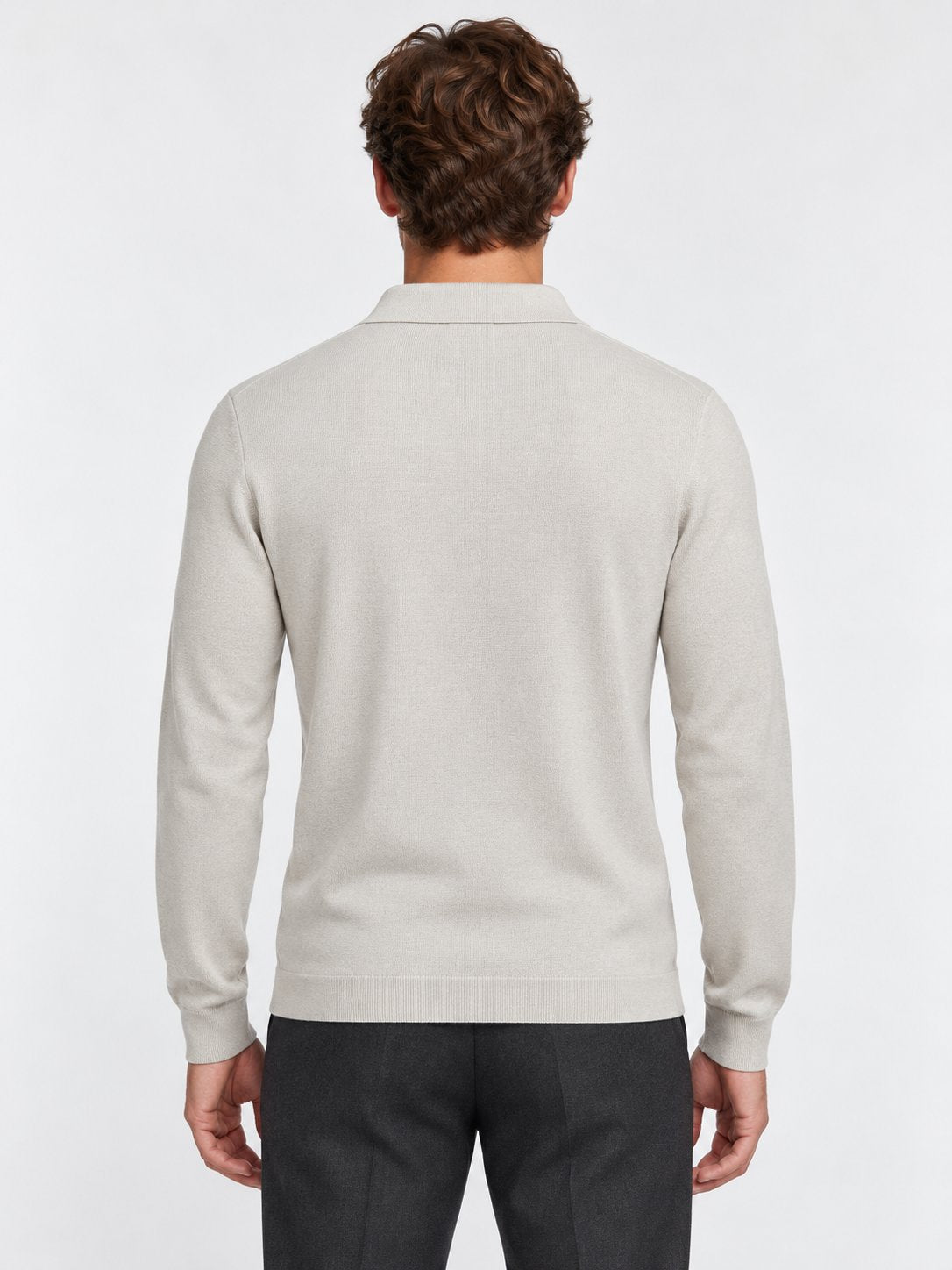 Polo Uomo in Maglia Fine